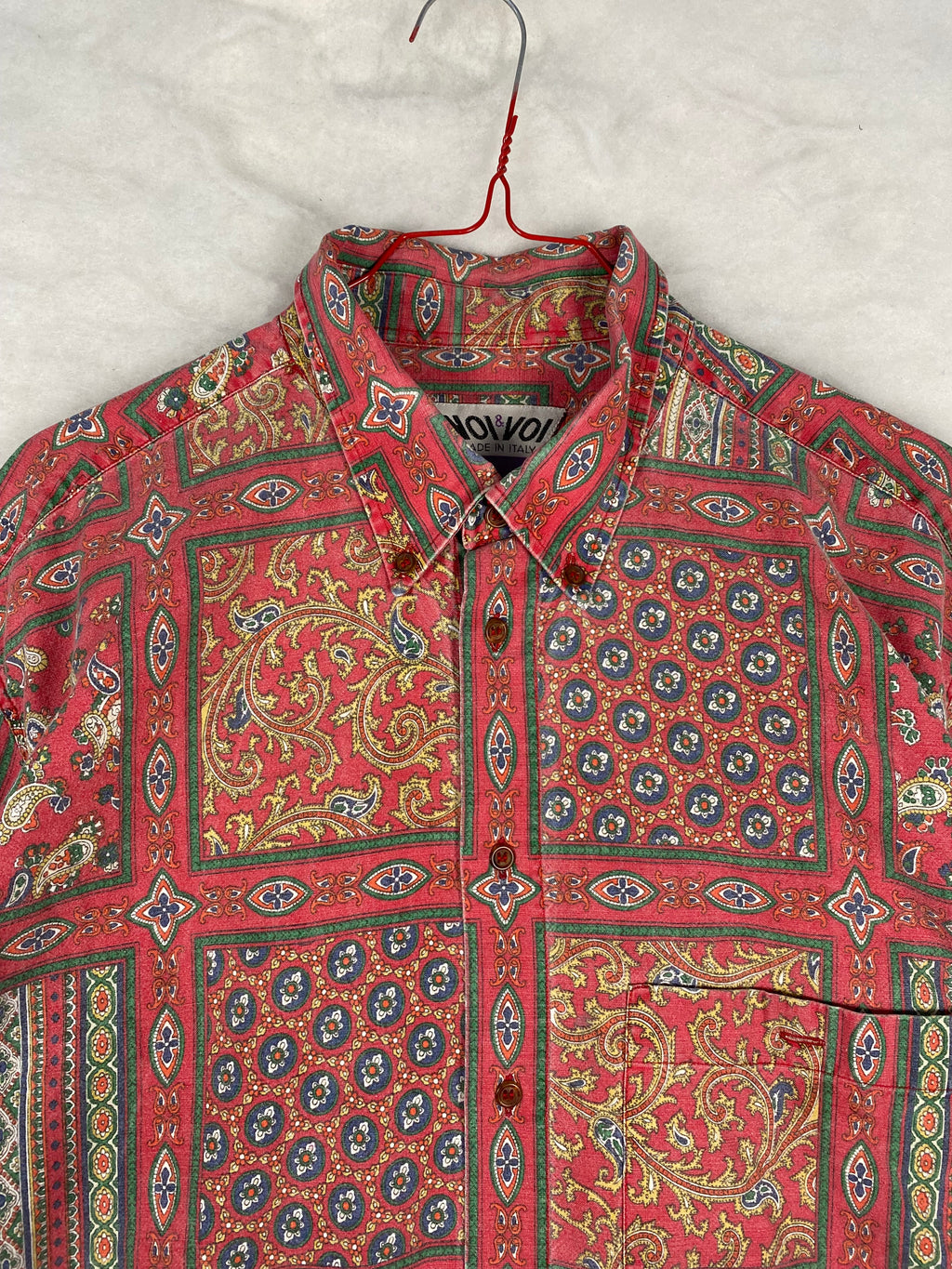 Camicia Noi & Voi paisley dettaglio