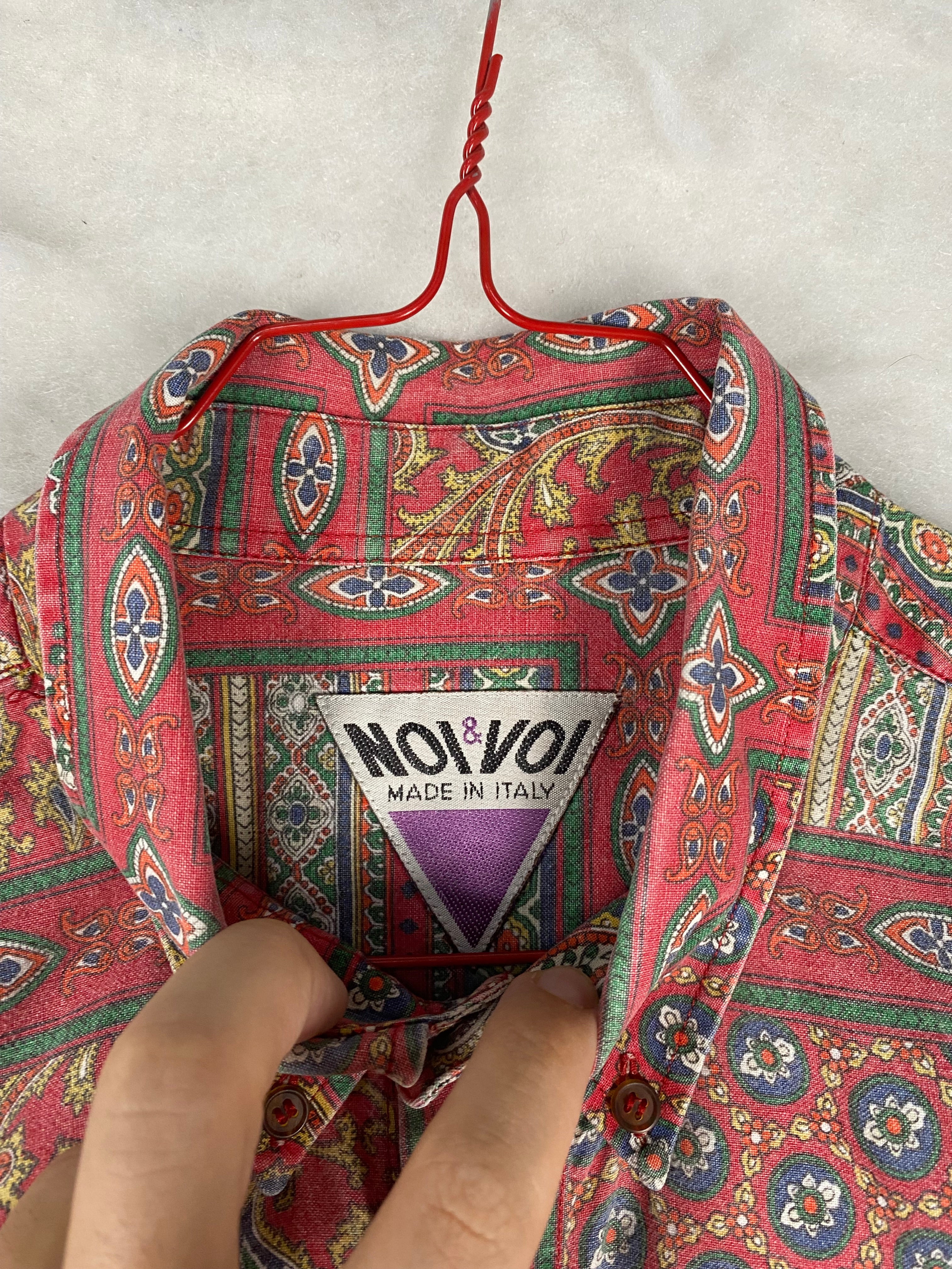 Camicia Noi & Voi dettaglio fantasia