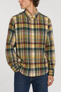 Camicia Vintage Uomo a Quadri Madras