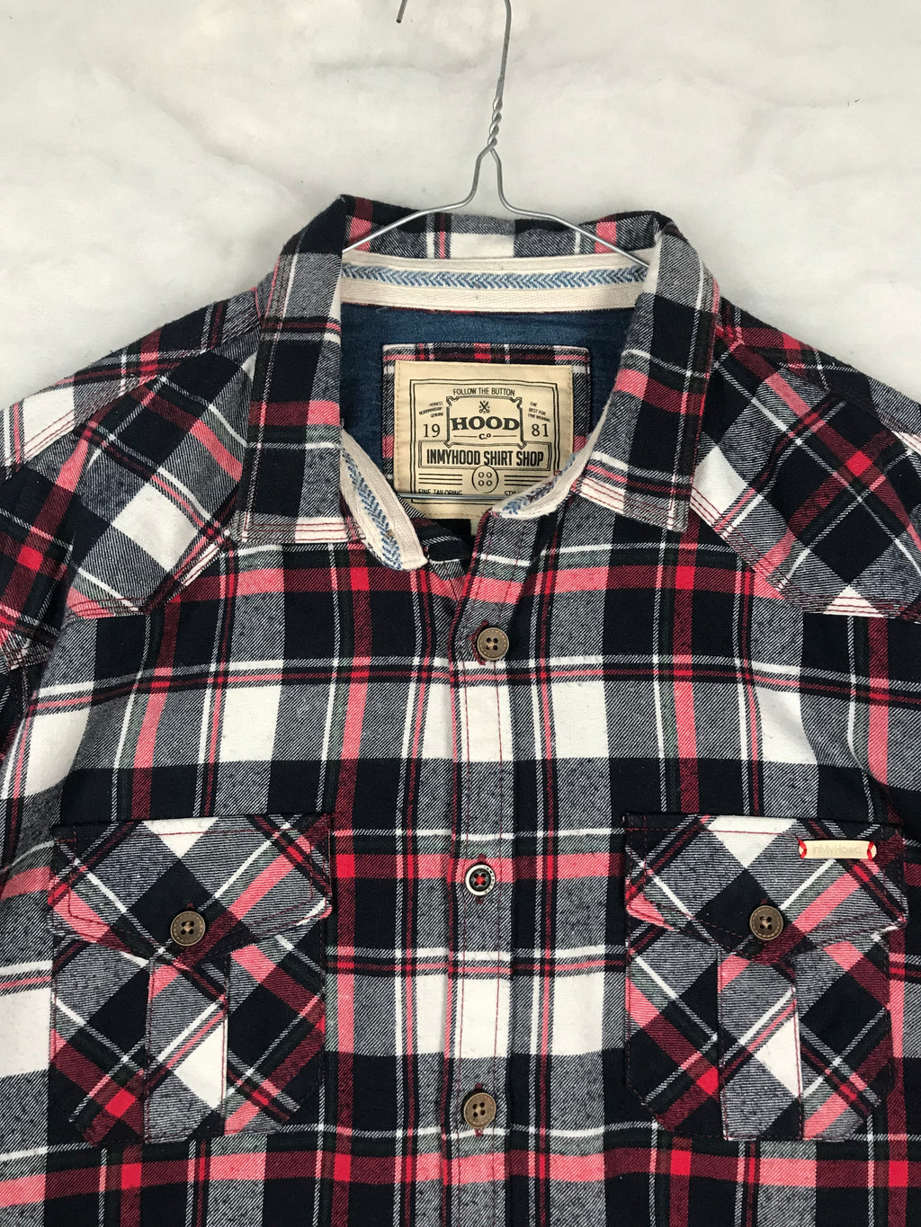 Camicia In My Hood Uomo in Flanella a Quadri Tartan