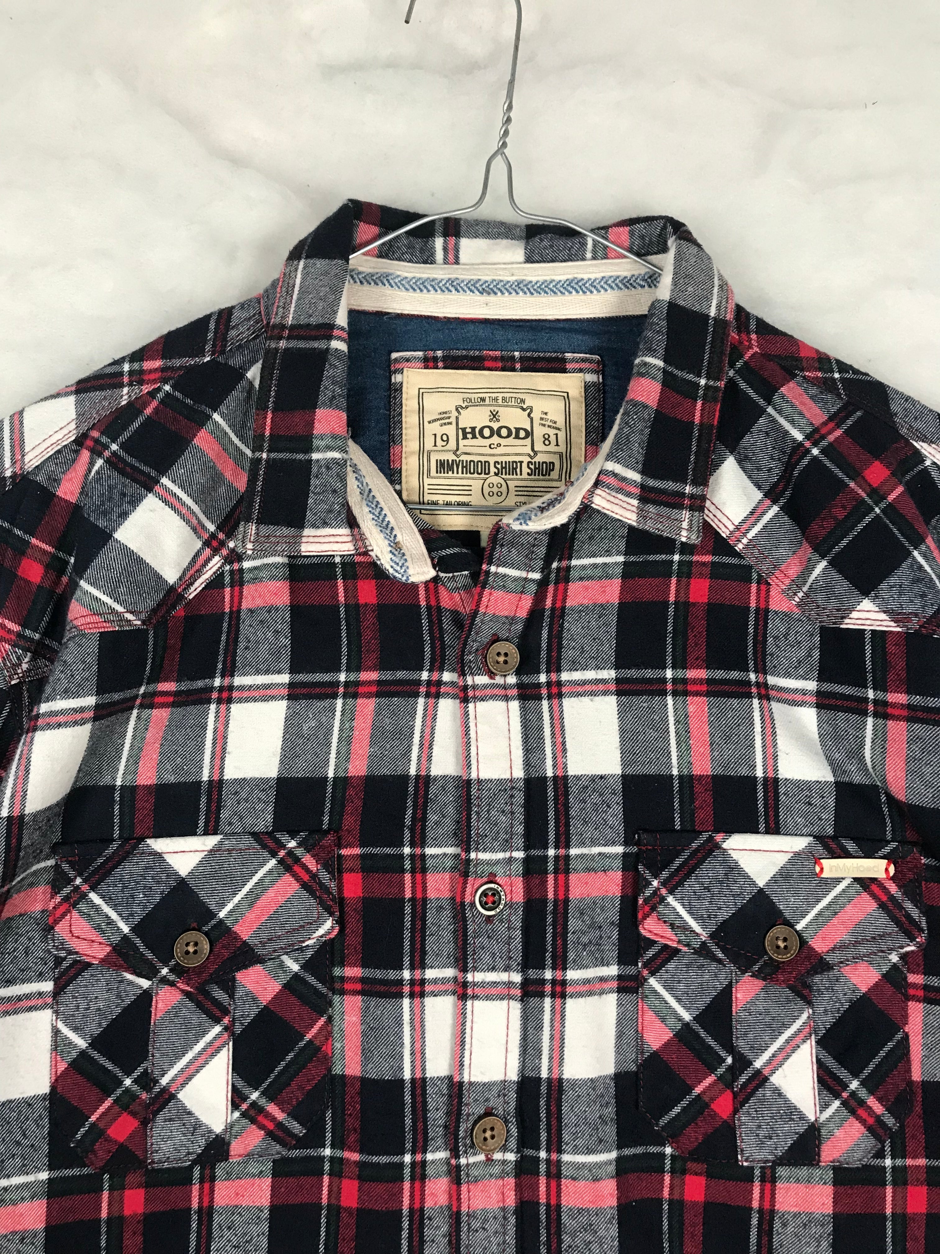 Camicia In My Hood Uomo in Flanella a Quadri Tartan