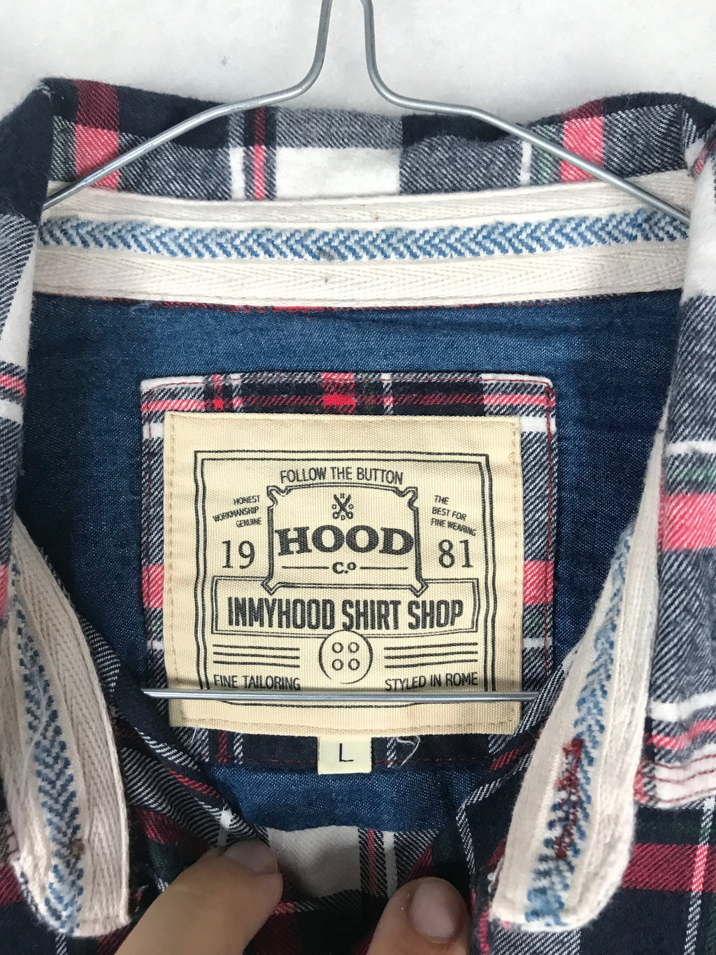 Camicia In My Hood Uomo in Flanella a Quadri Tartan