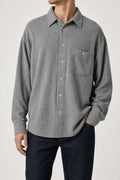 Camicia Vintage Donna Grigia Oversize