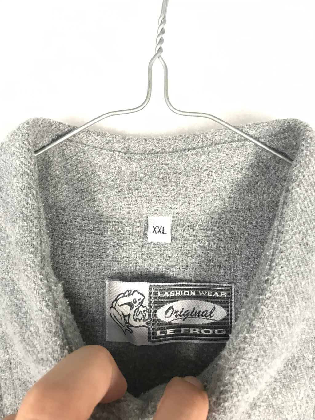 Camicia Vintage Donna Grigia Oversize
