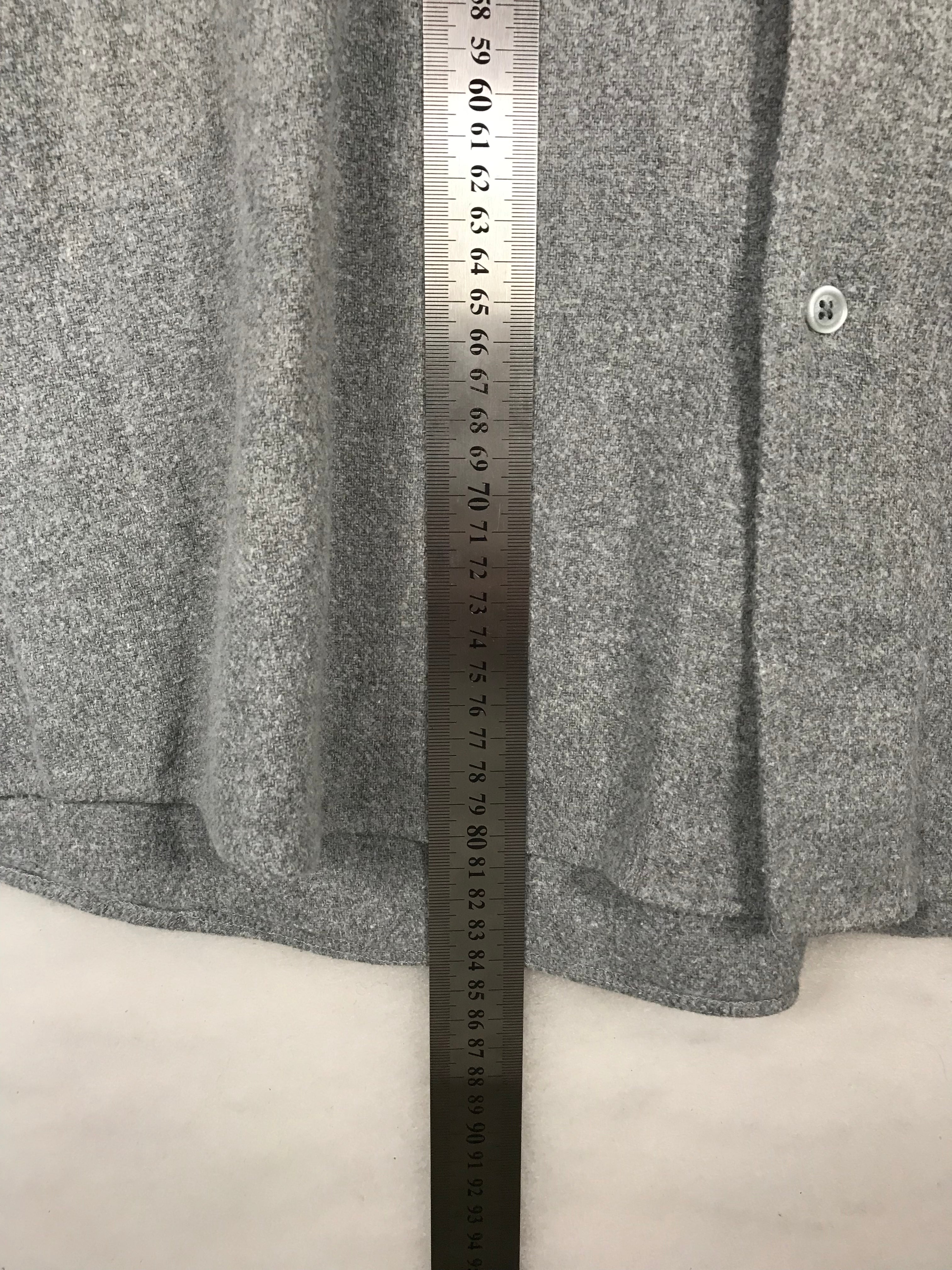 Camicia Vintage Donna Grigia Oversize