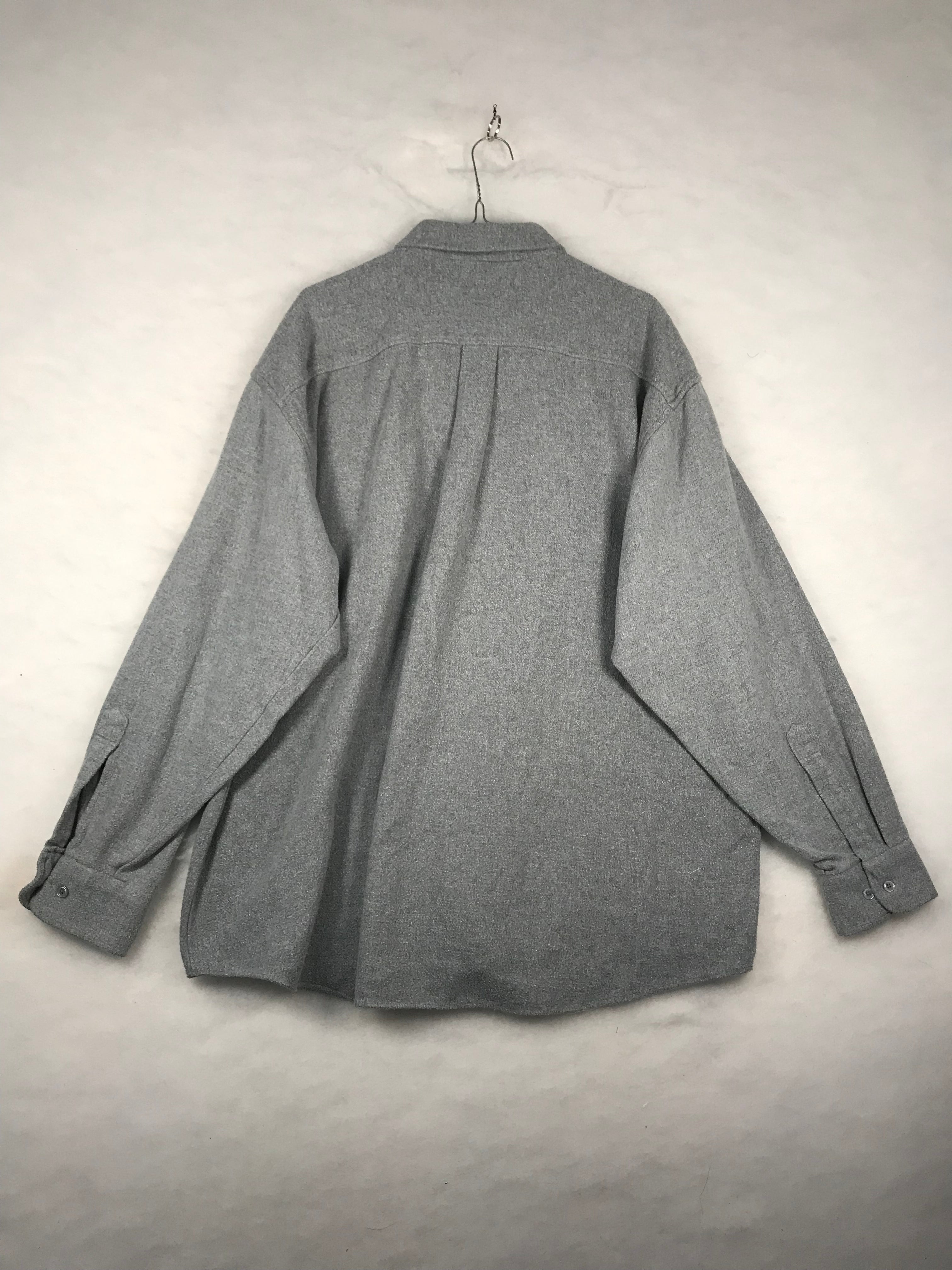 Camicia Vintage Donna Grigia Oversize