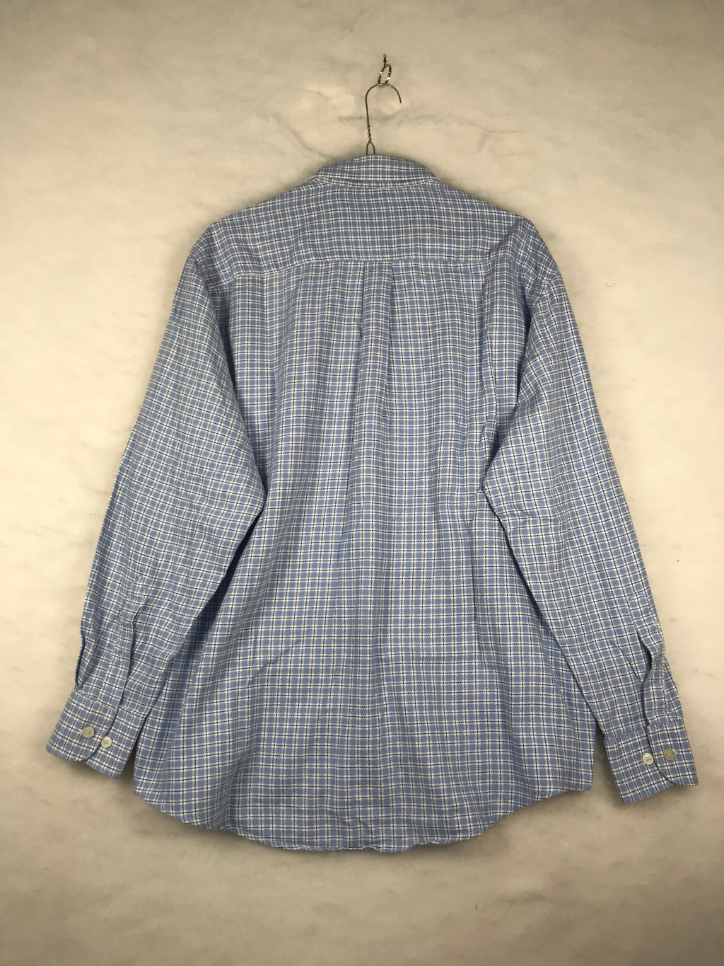 Camicia Vintage Uomo a Quadretti Azzurri
