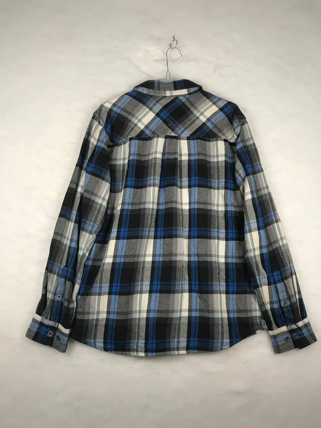 Camicia prAna Uomo in Flanella a Quadri Blu