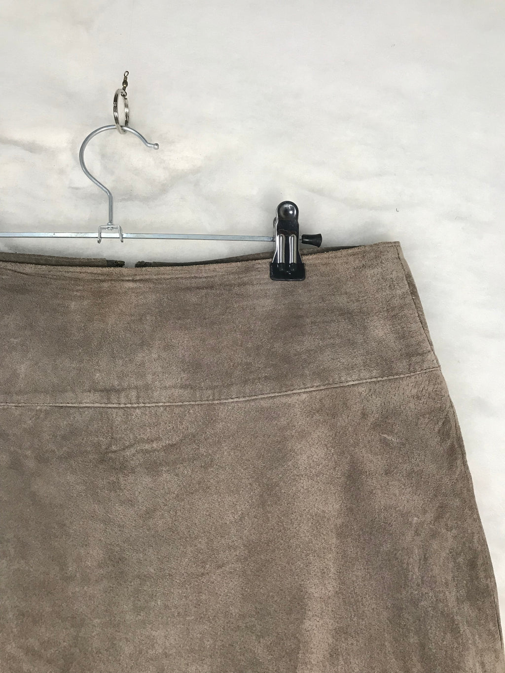 Gonna Vintage Donna Mini in Camoscio Talpa