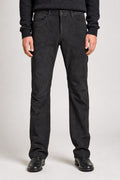 Pantaloni Vintage Uomo in Nabuk Nero