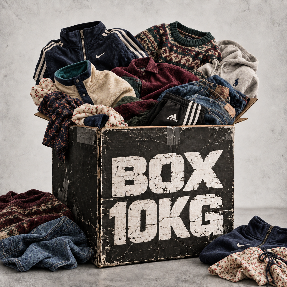Box 10kg Abbigliamento FIRMATO & VINTAGE Usato