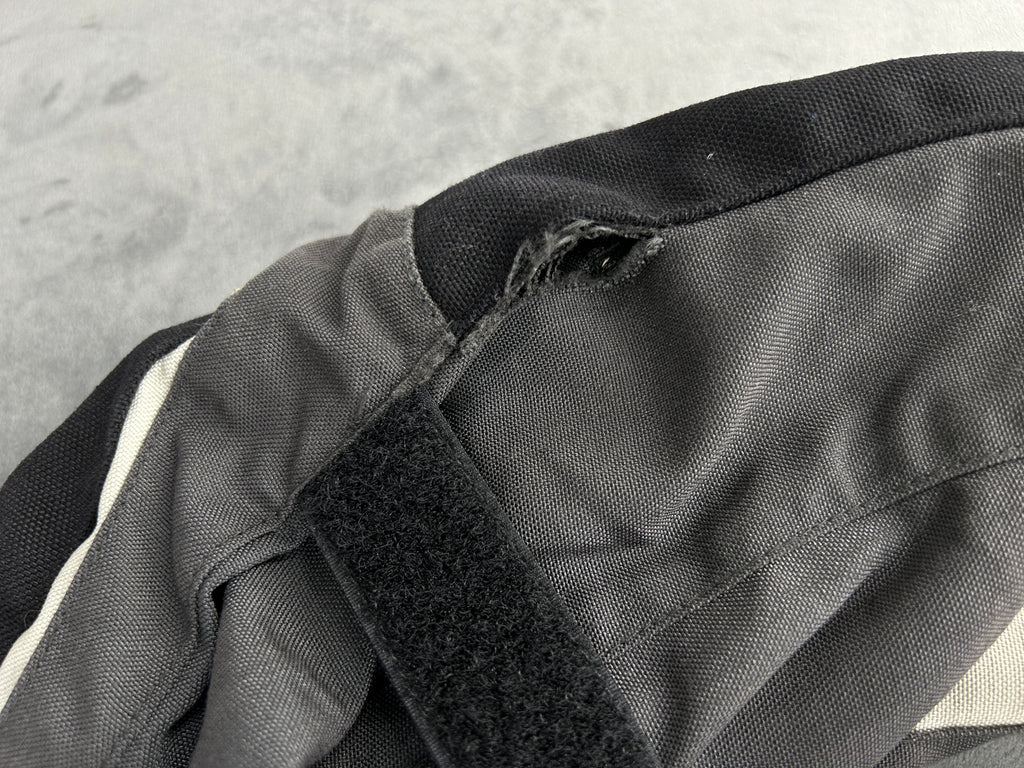 Giacca da moto tecnica grigia e nera Vanucci vintage – Uomo Taglia L (IT 48)