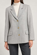 Blazer grigio in lana Monia vintage – Donna Taglia M