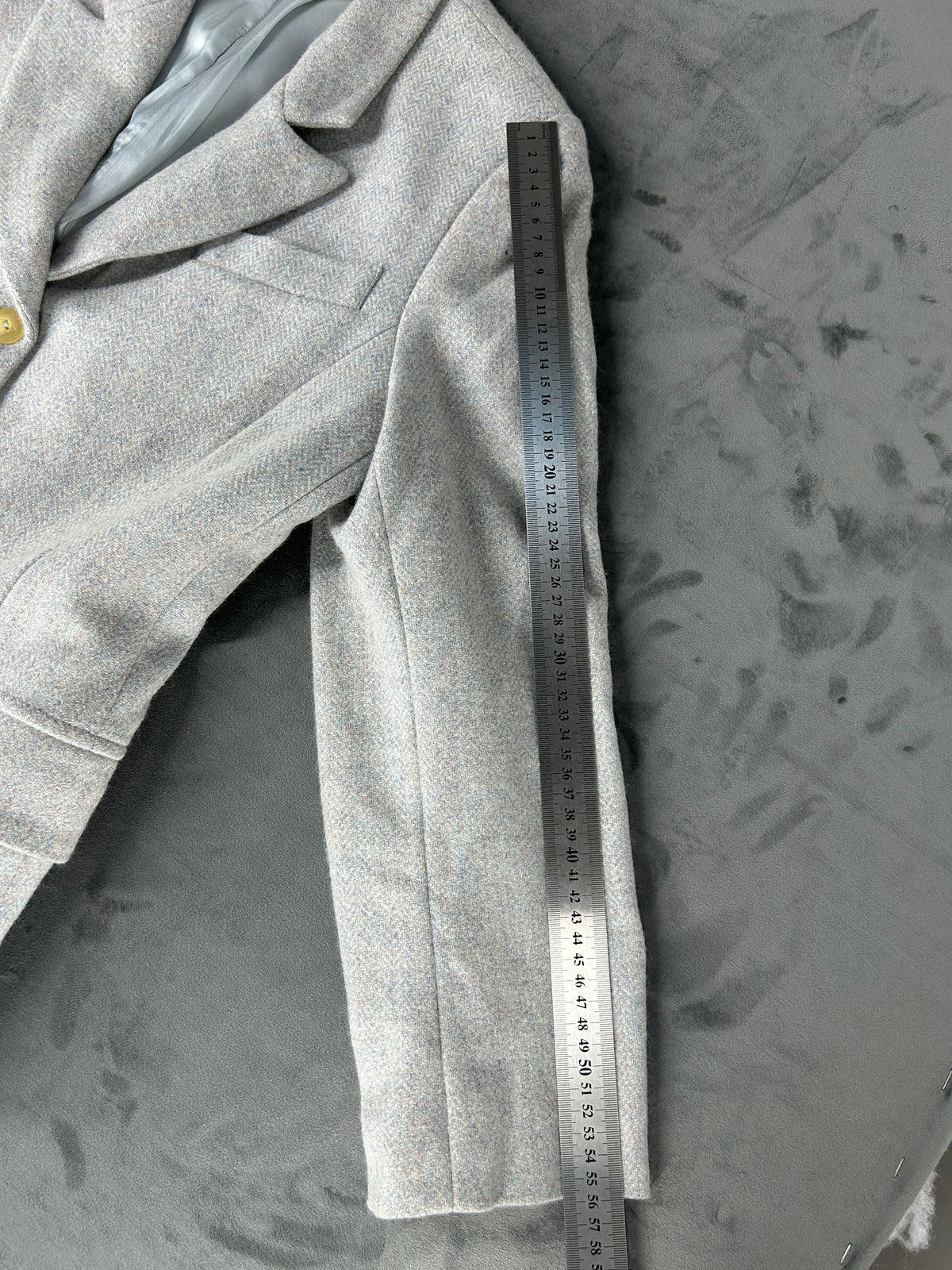 Blazer grigio in lana Monia vintage – Donna Taglia M