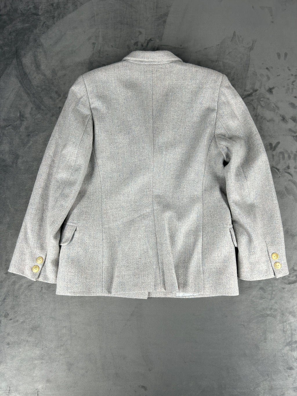 Blazer grigio in lana Monia vintage – Donna Taglia M