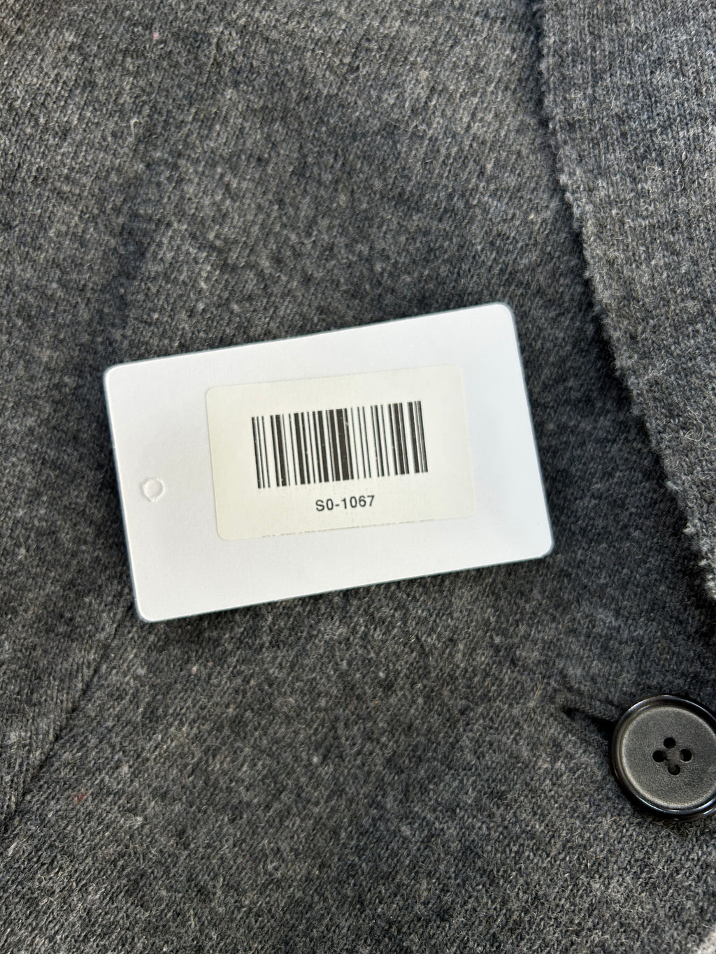 Blazer grigio in lana vintage – Donna Taglia M