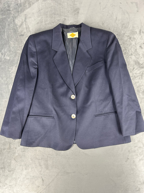 Blazer blu navy Glamer vintage – Donna Taglia L