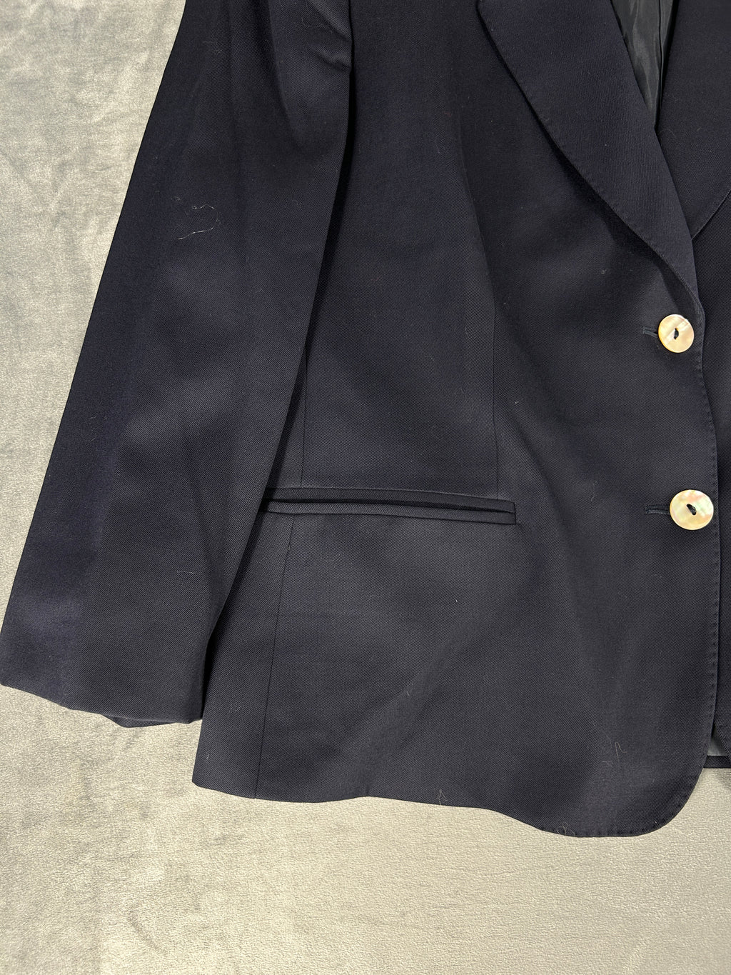 Blazer blu navy Glamer vintage – Donna Taglia L