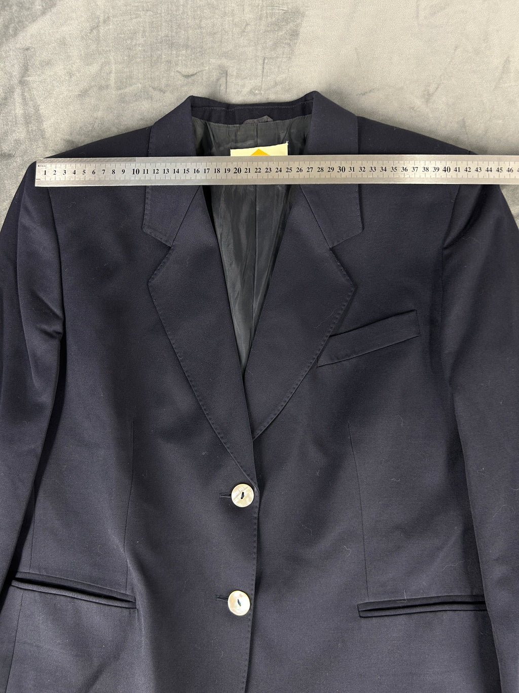 Blazer blu navy Glamer vintage – Donna Taglia L