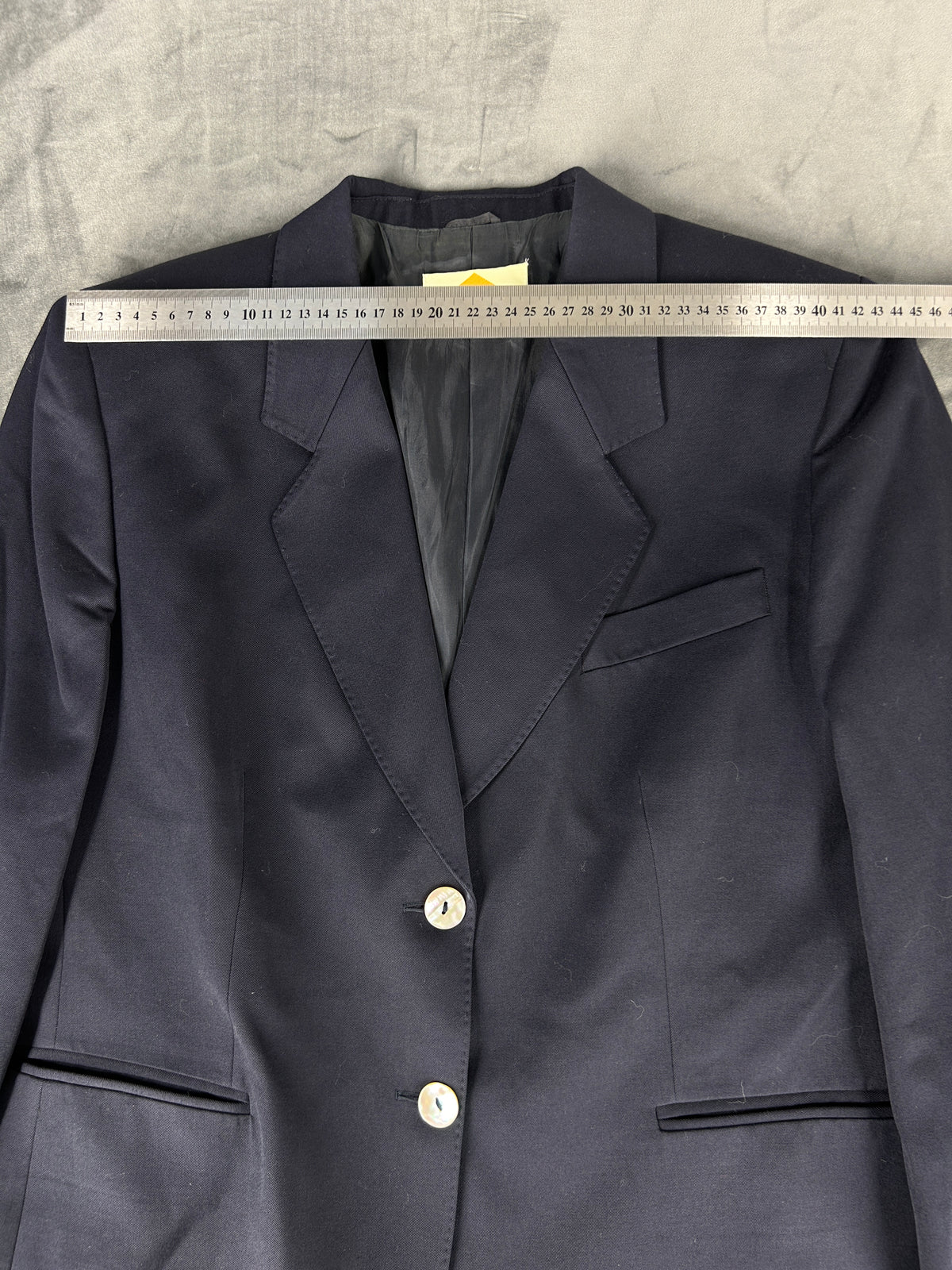 Blazer blu navy Glamer vintage – Donna Taglia L