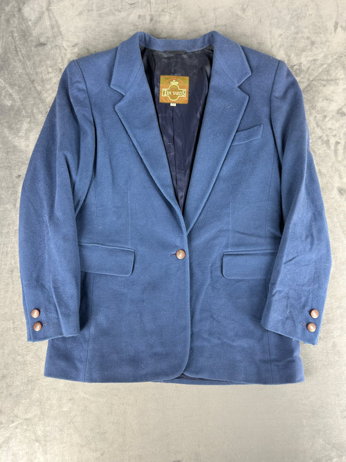 Blazer azzurro in lana Ten Yards vintage – Donna Taglia L (IT 44)