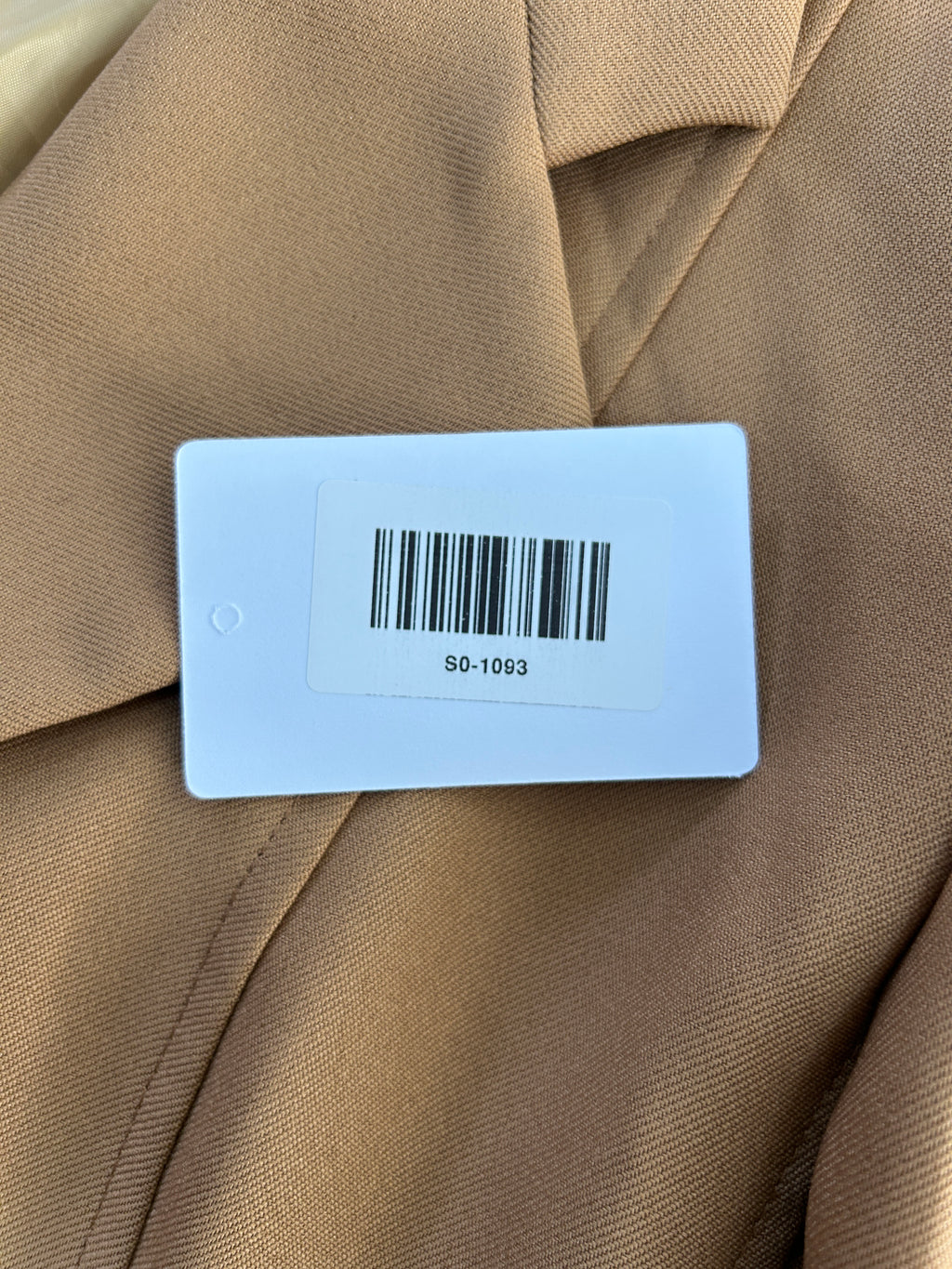 Giacca lunga cammello vintage – Donna Taglia L