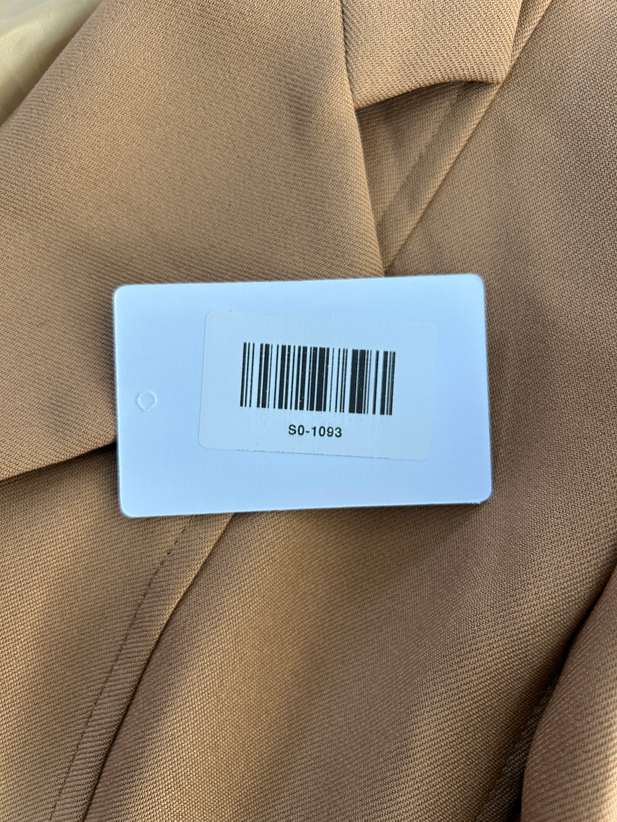 Giacca lunga cammello vintage – Donna Taglia L