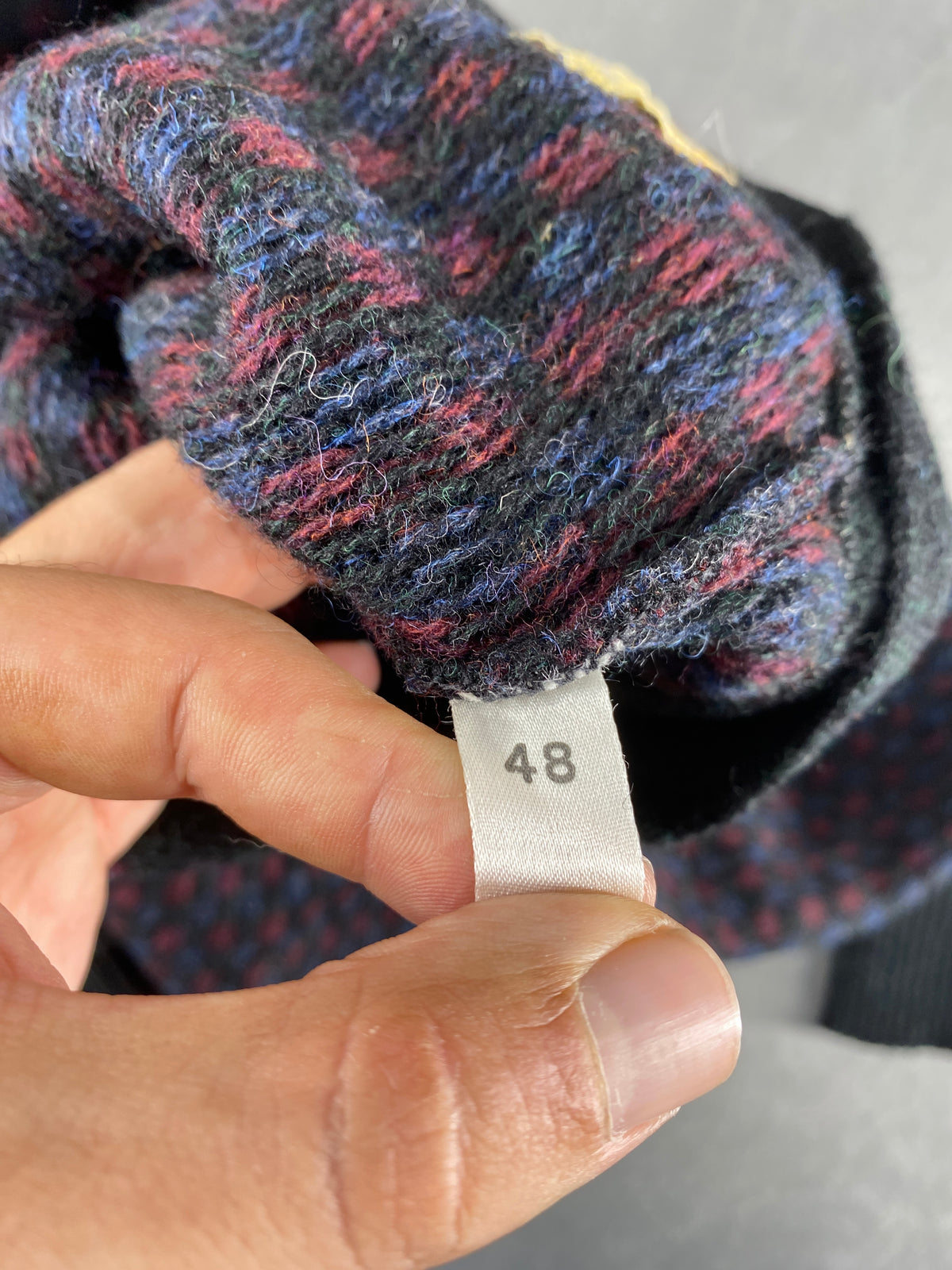 Cardigan in lana Shetland Robe di Kappa vintage – Uomo Taglia M (IT 48)