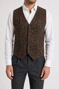 Gilet paisley marrone Touch Me vintage – Uomo Taglia M