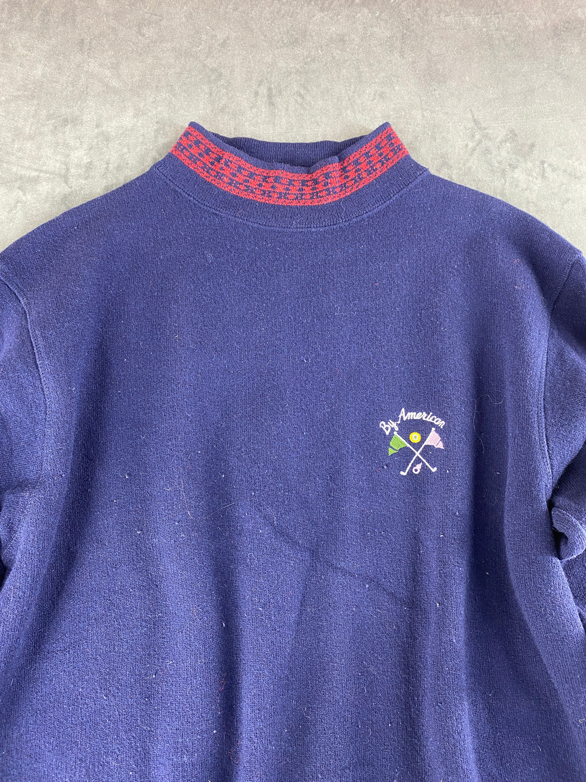 Maglione girocollo blu navy By American vintage – Uomo Taglia XL