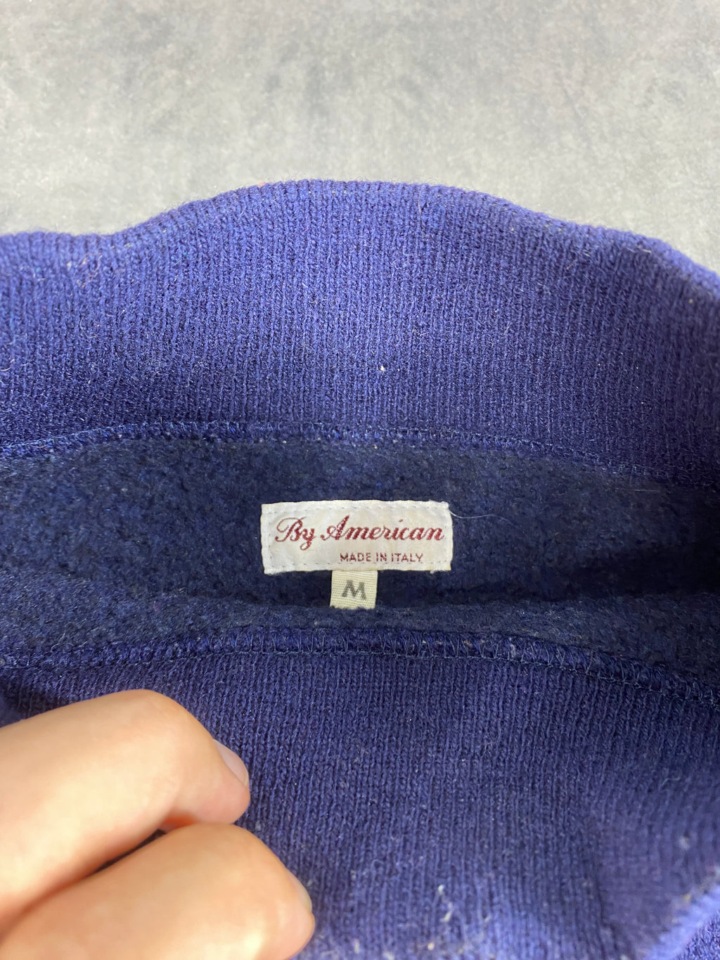 Maglione girocollo blu navy By American vintage – Uomo Taglia XL