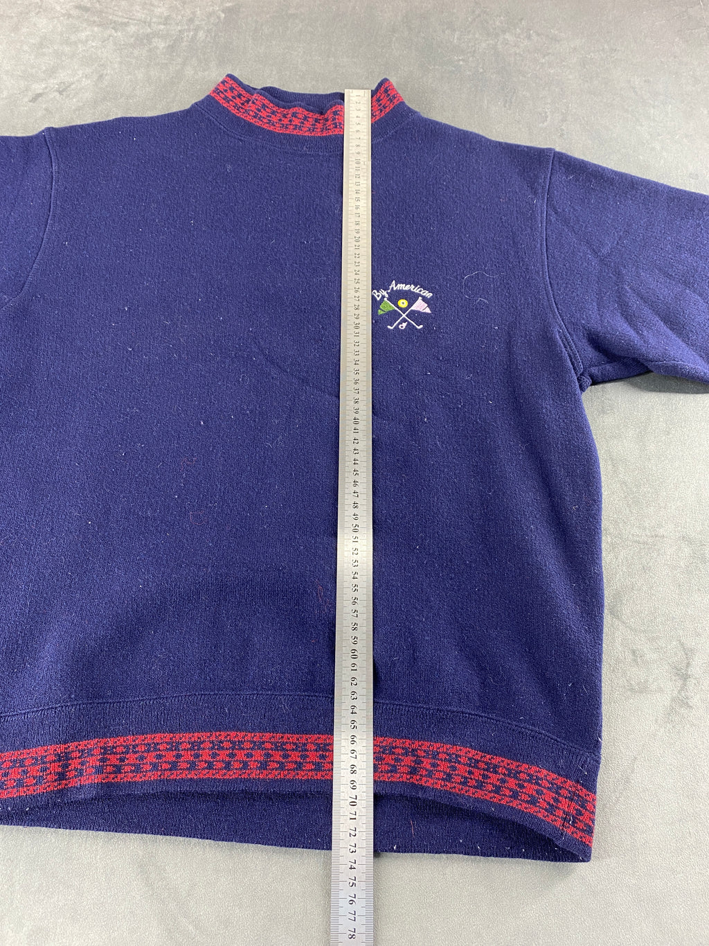 Maglione girocollo blu navy By American vintage – Uomo Taglia XL