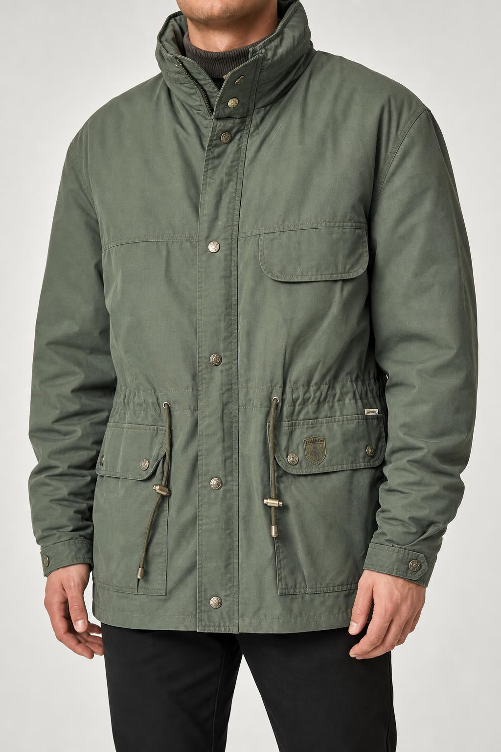 Field jacket Trabaldo verde militare vintage – Uomo Taglia L