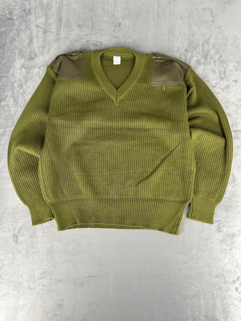Maglione militare commando verde vintage – Uomo Taglia S
