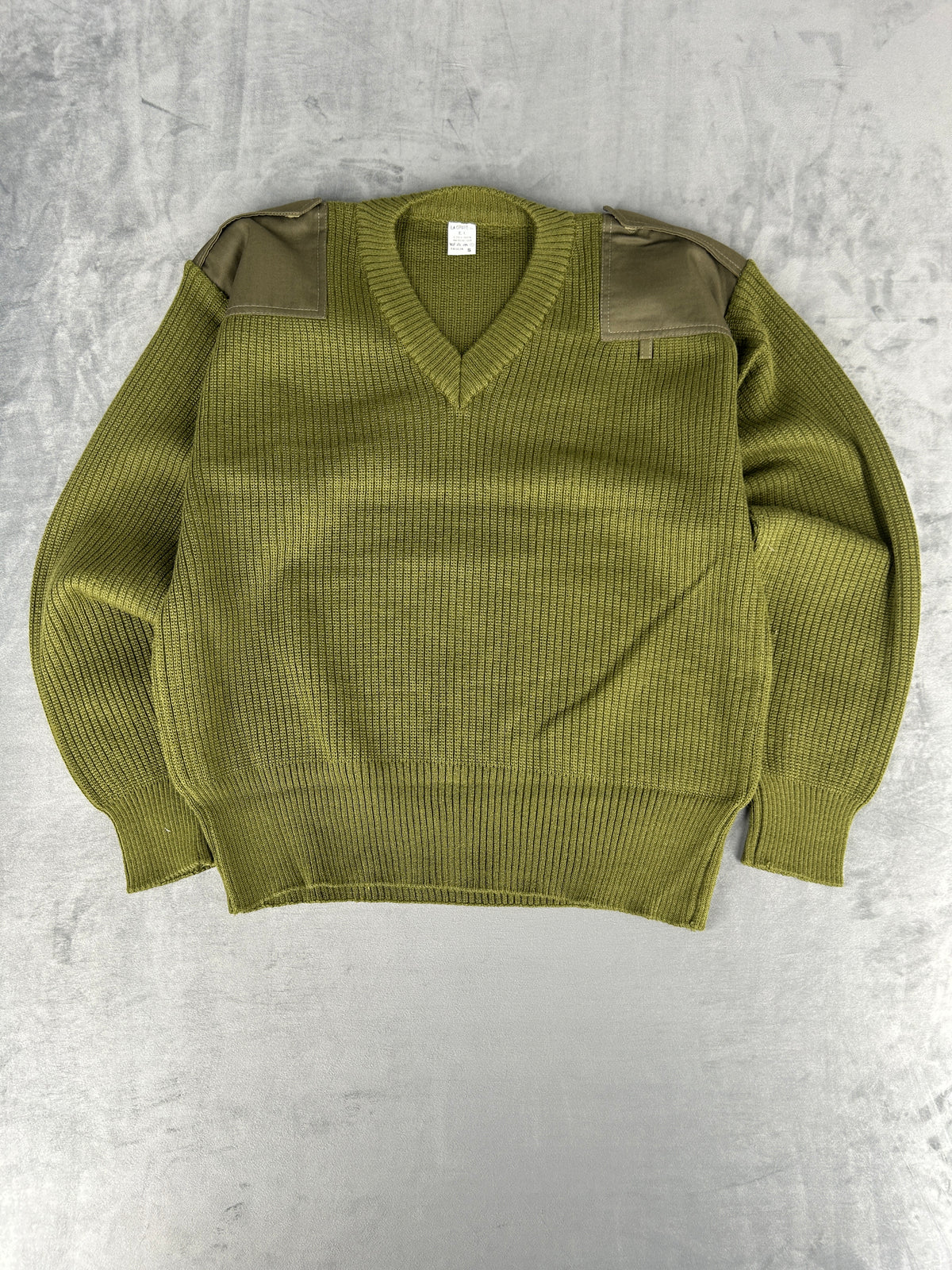Maglione militare commando verde vintage – Uomo Taglia S