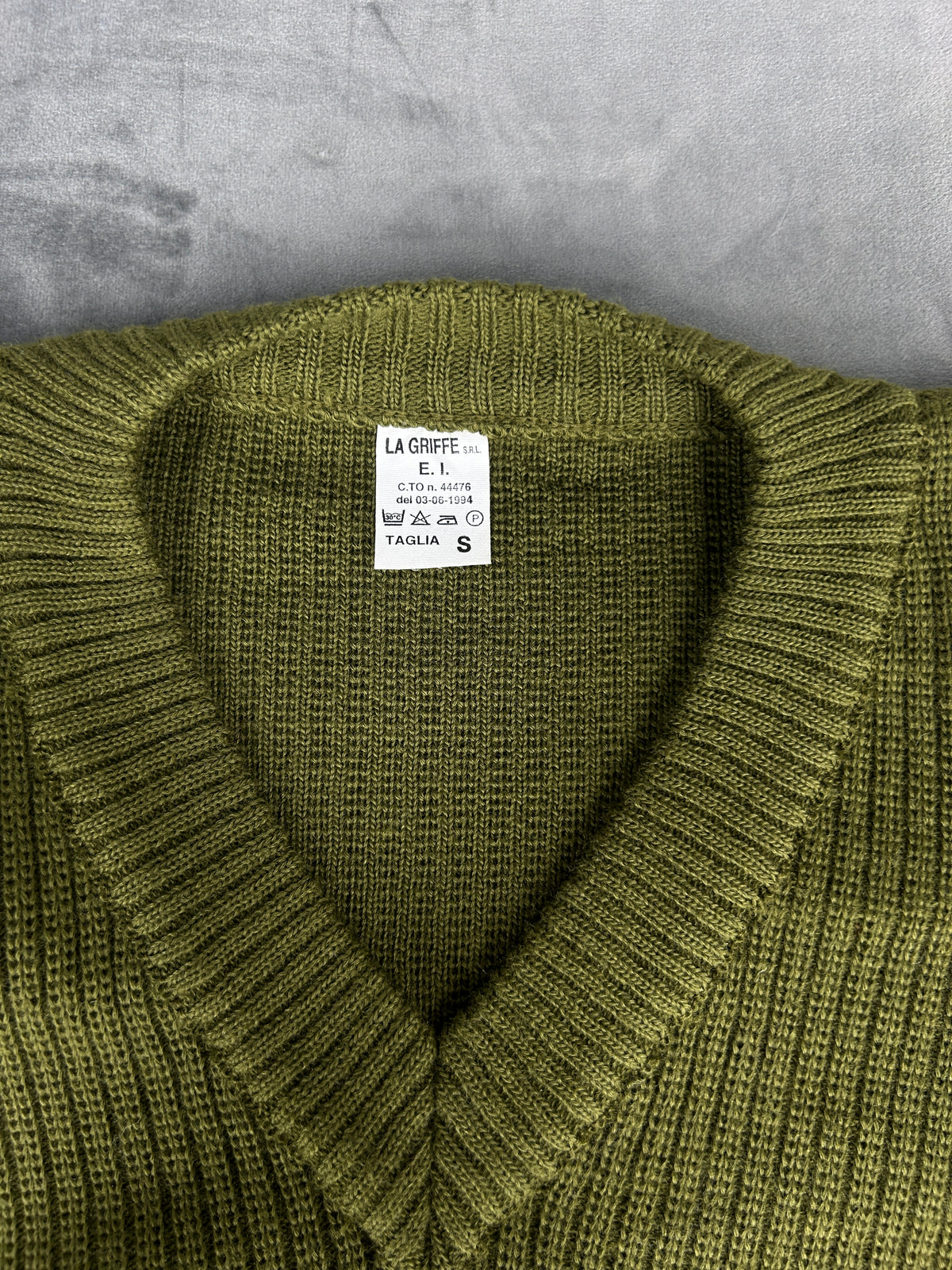 Maglione militare commando verde vintage – Uomo Taglia S