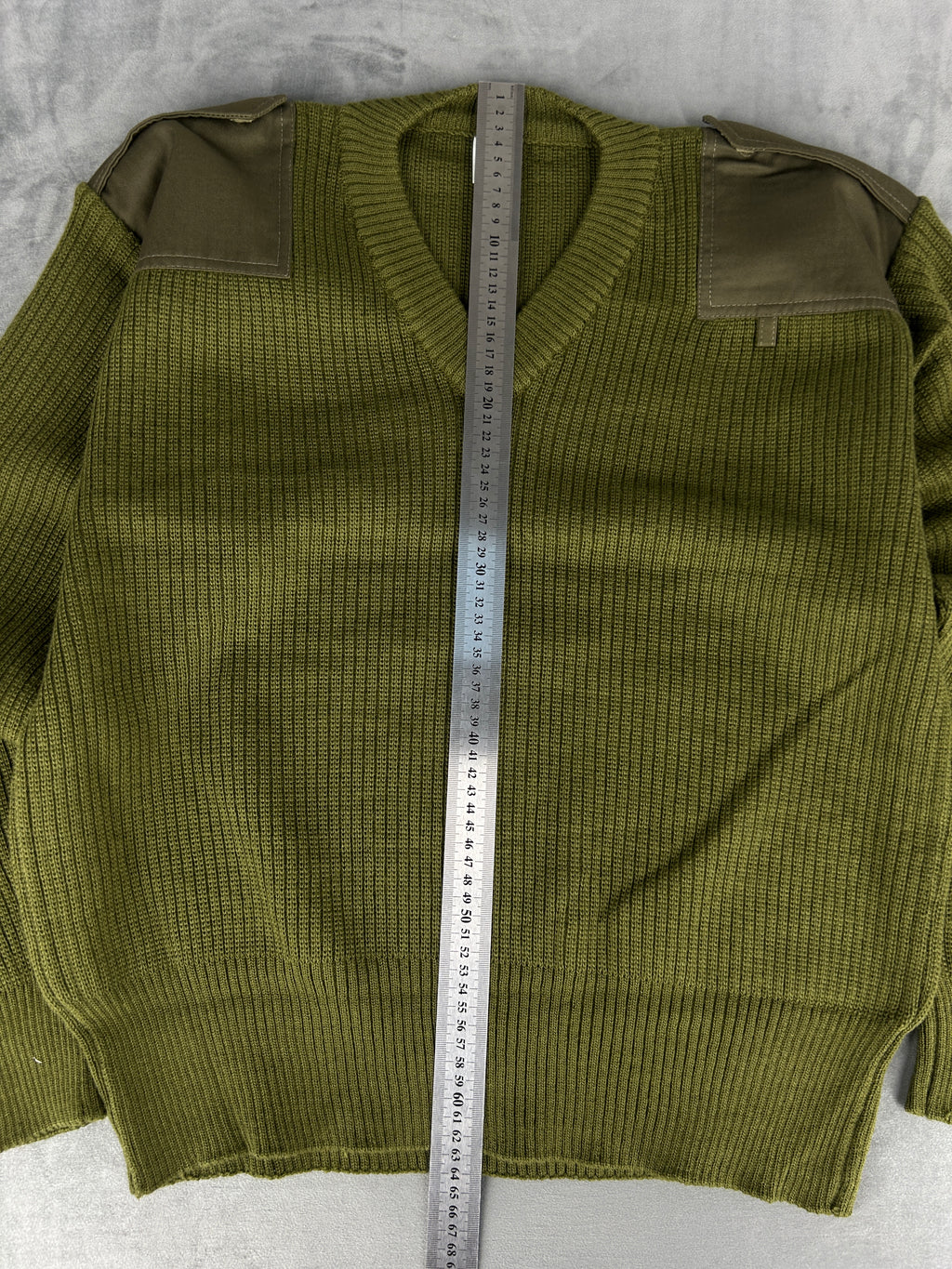 Maglione militare commando verde vintage – Uomo Taglia S