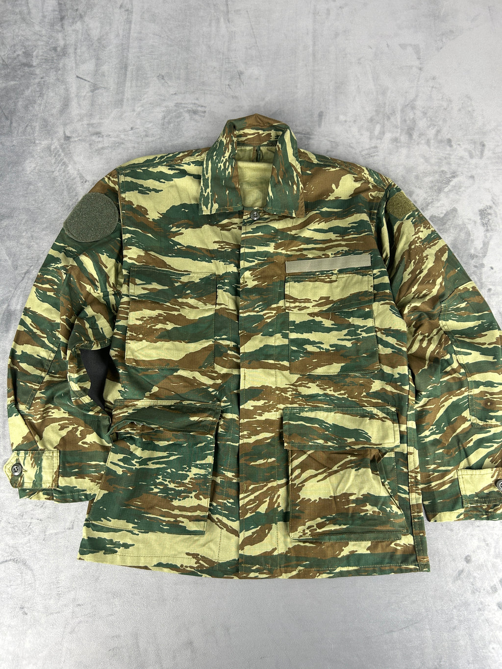Giacca militare mimetica vegetato greco vintage – Uomo Taglia M