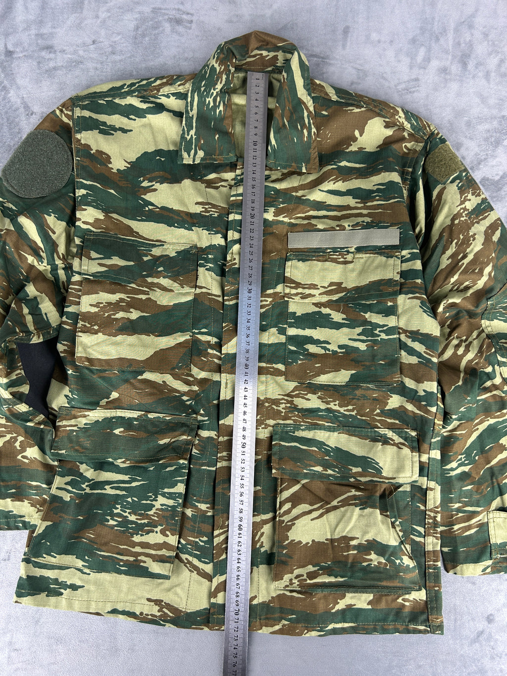 Giacca militare mimetica vegetato greco vintage – Uomo Taglia M
