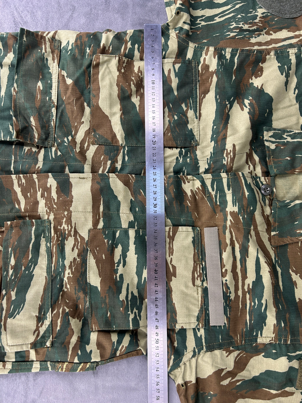 Giacca militare mimetica vegetato greco vintage – Uomo Taglia M