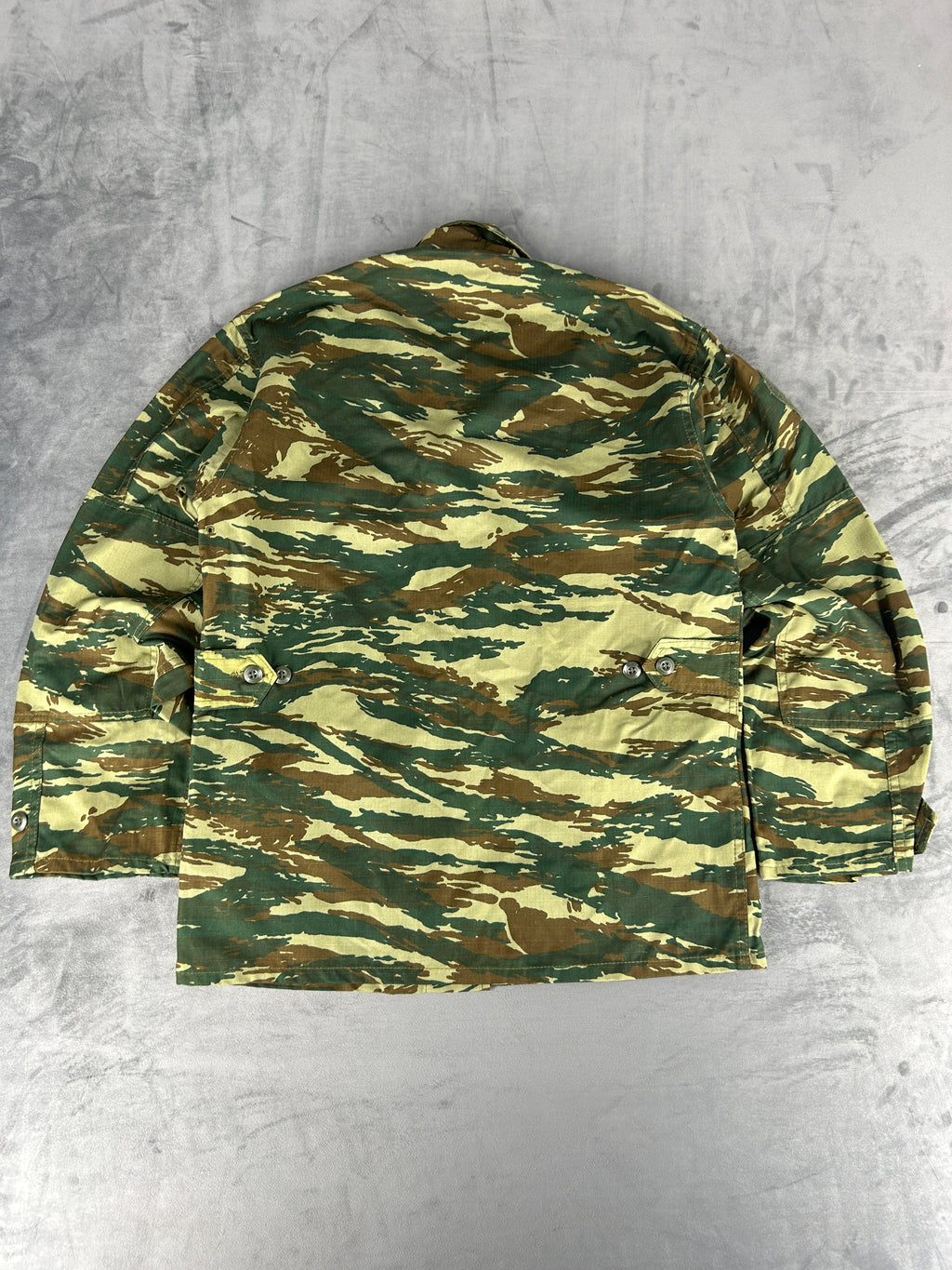 Giacca militare mimetica vegetato greco vintage – Uomo Taglia M