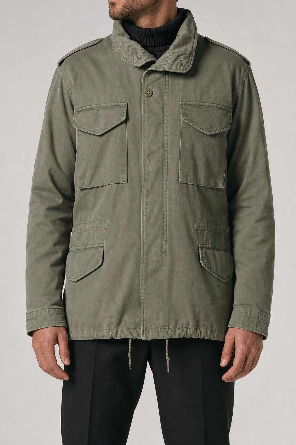 Field jacket M-65 verde militare vintage – Uomo Taglia M