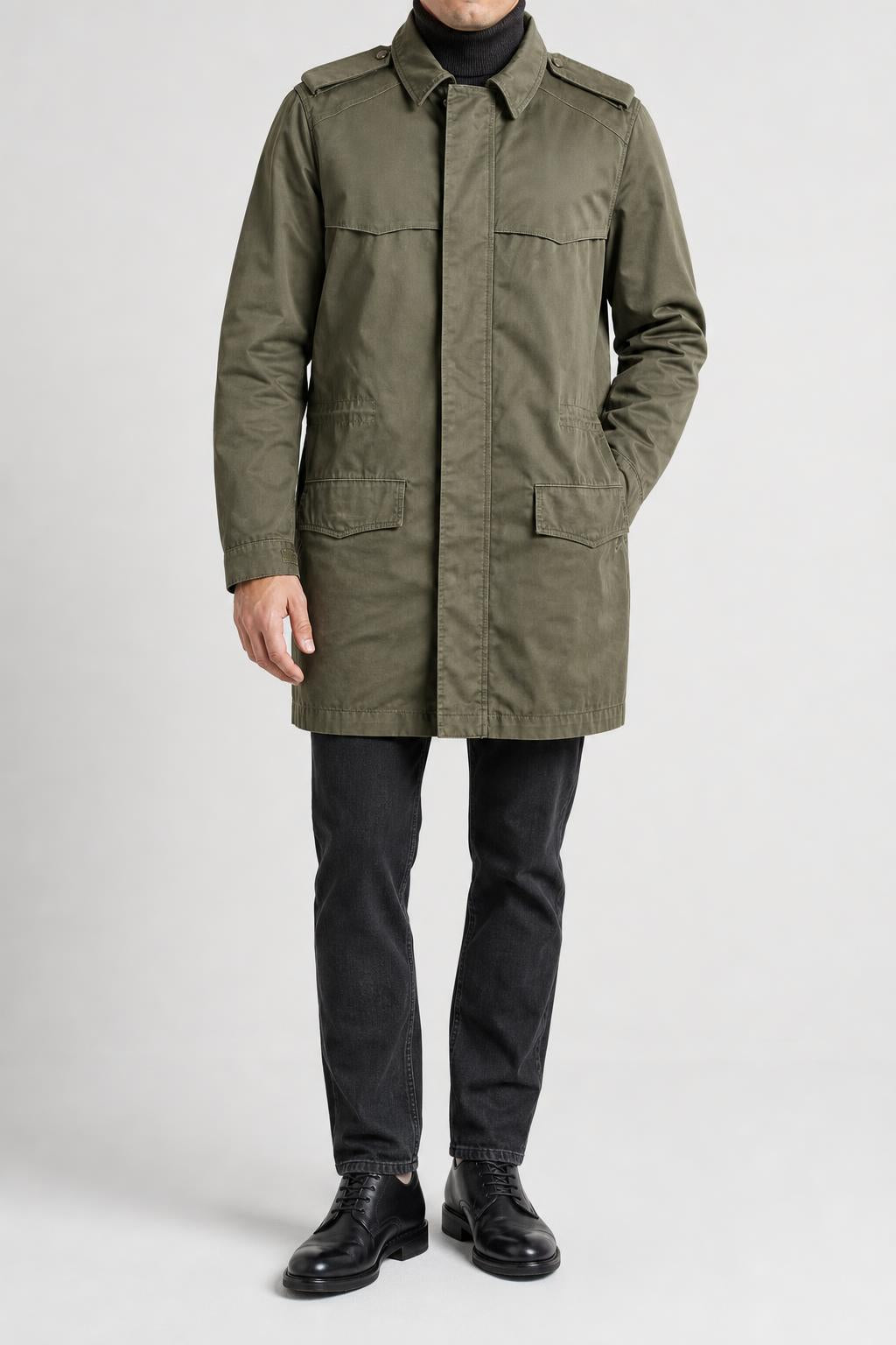 Field jacket Esercito Italiano verde militare vintage – Uomo Taglia L (IT 48)