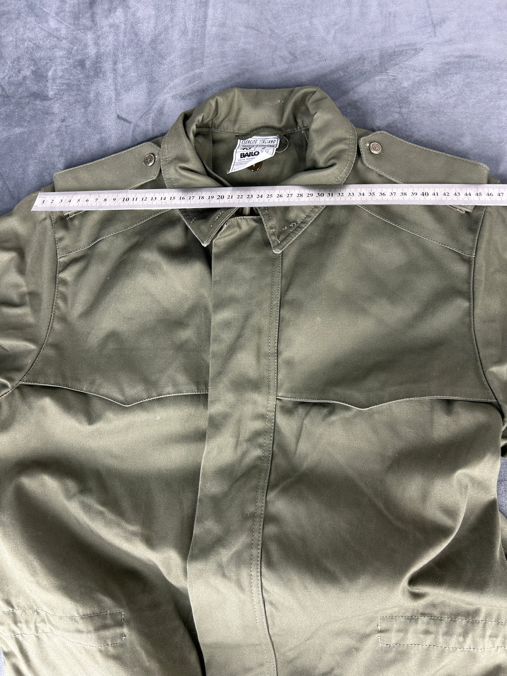 Field jacket Esercito Italiano verde militare vintage – Uomo Taglia L (IT 48)