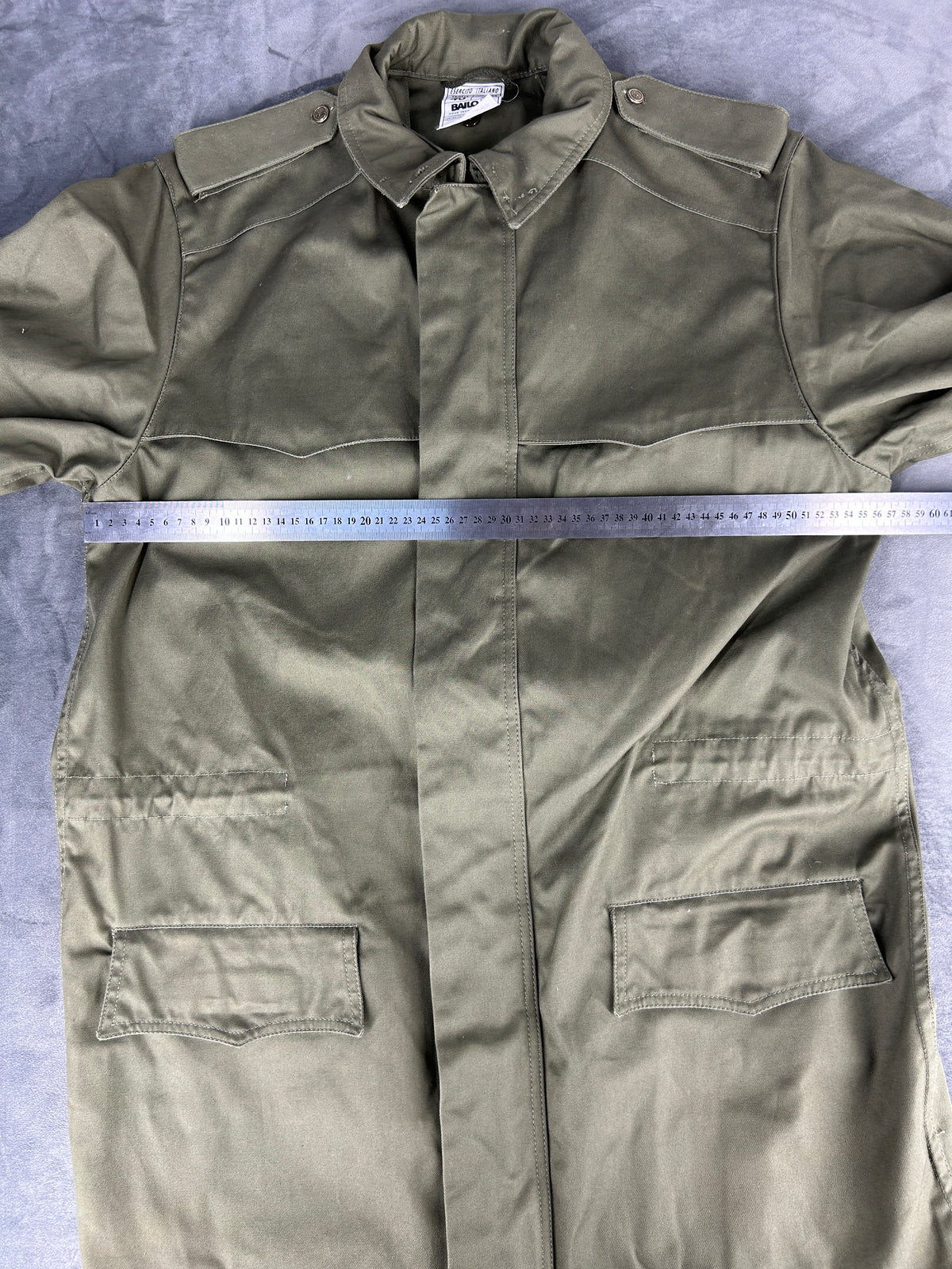 Field jacket Esercito Italiano verde militare vintage – Uomo Taglia L (IT 48)