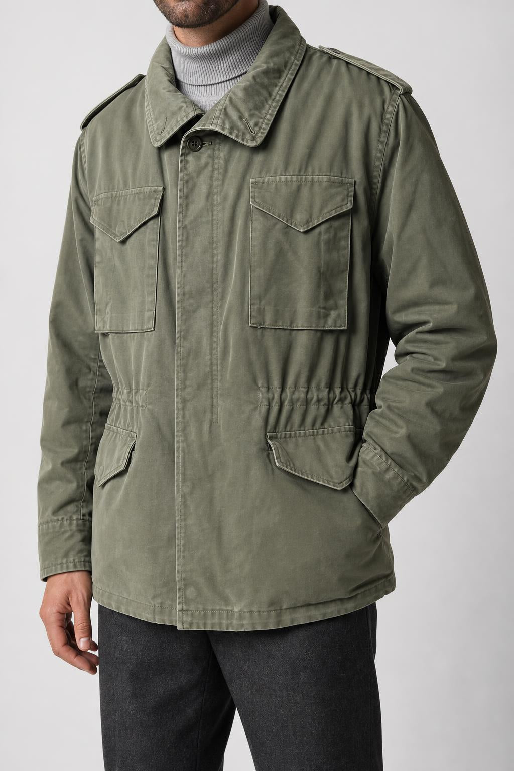 Field jacket M-65 verde militare Mil-Tec vintage – Uomo Taglia L