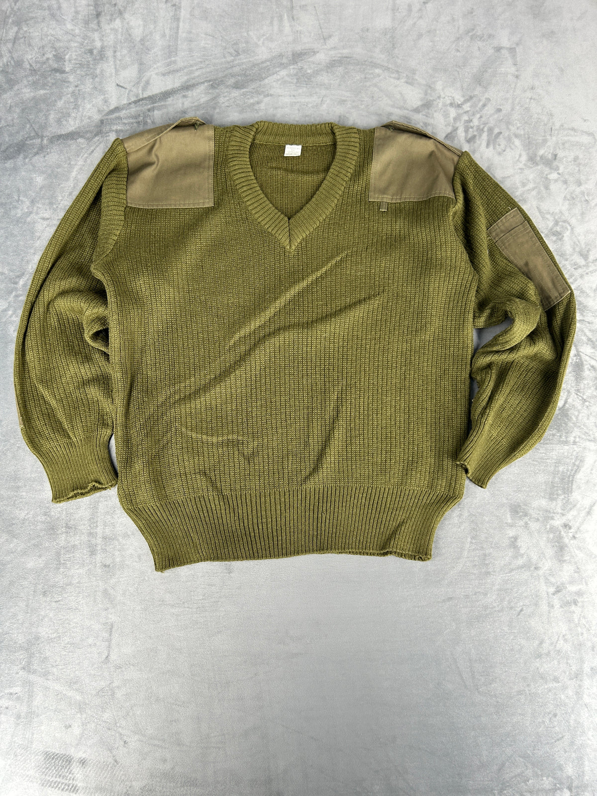 Maglione militare commando verde vintage – Uomo Taglia L