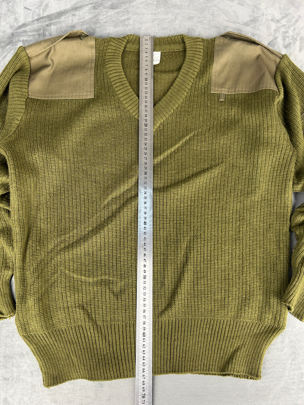 Maglione militare commando verde vintage – Uomo Taglia L