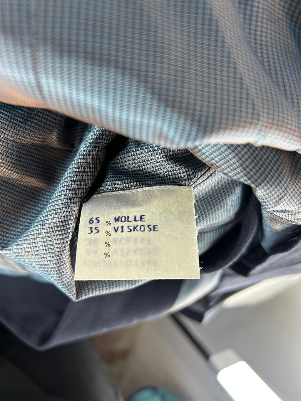 Blazer doppiopetto grigio in lana vintage – Uomo Taglia L