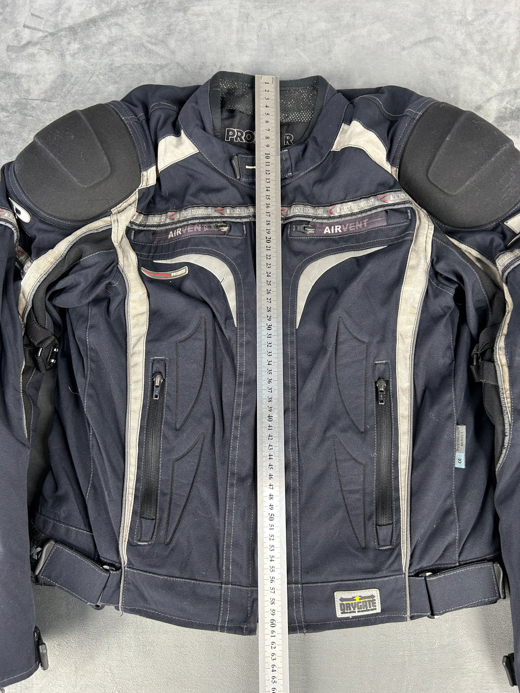 Giacca da moto Probiker blu navy vintage – Uomo Taglia L